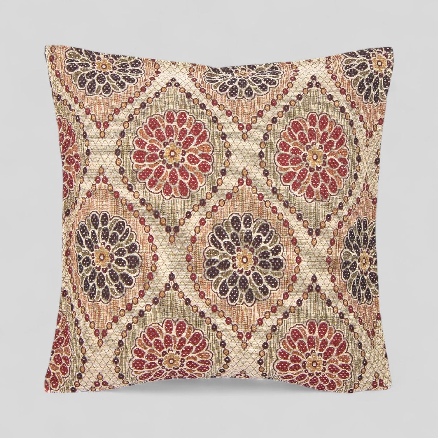 18" Turkish Square Pillow Cover - Rosette-0